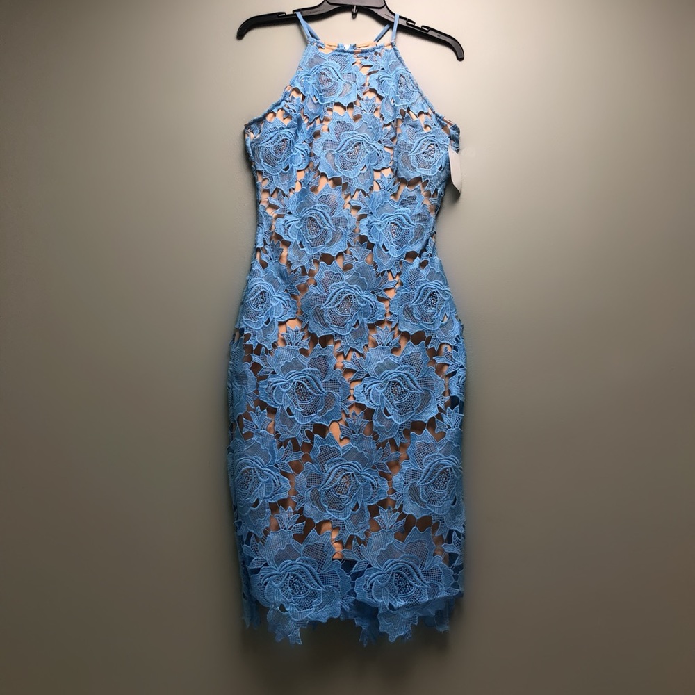 Gorgeous blue midi dress
